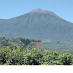 Majestic Slamet Mountain in Indonesia